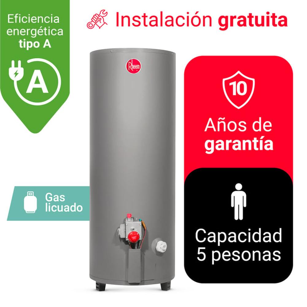 TERMOTANQUE 152L RHEEM GLP