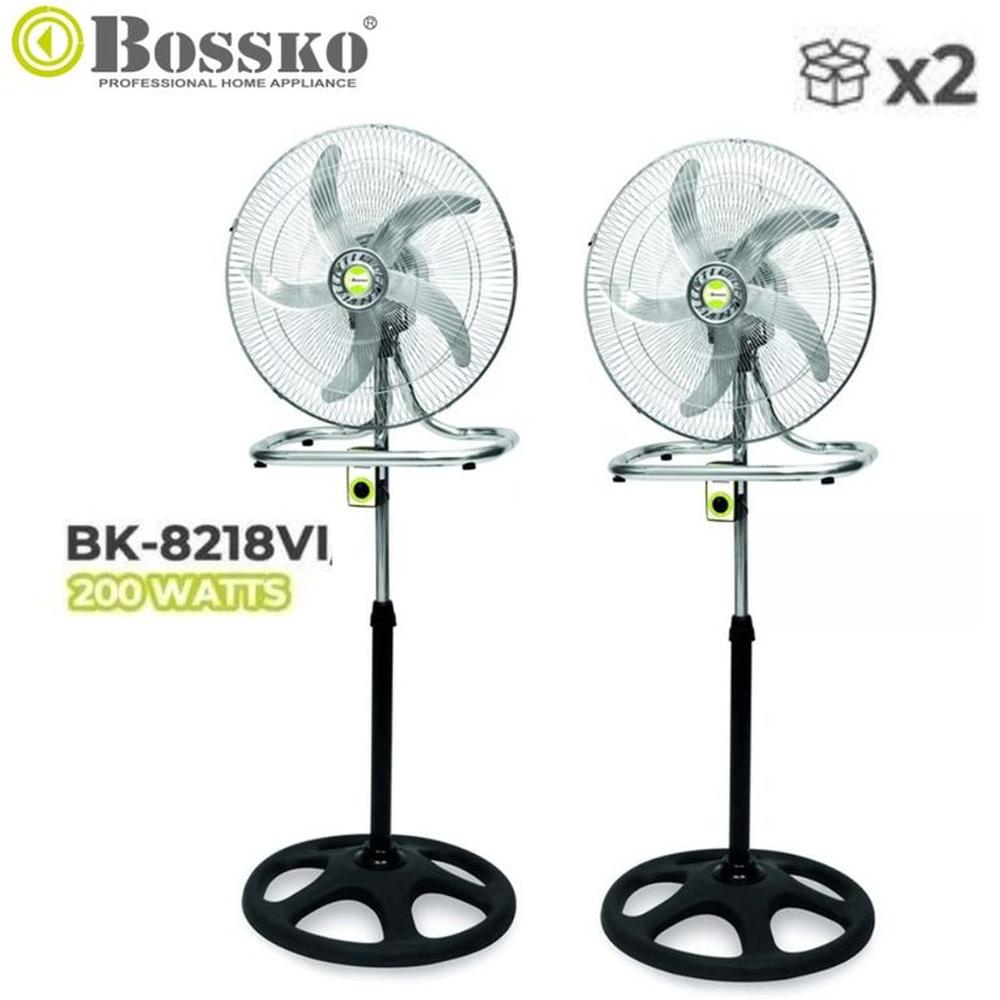 Combo Ventilador Pedestal BOSSKO 3en1 De 18? 200W BK-8219VI