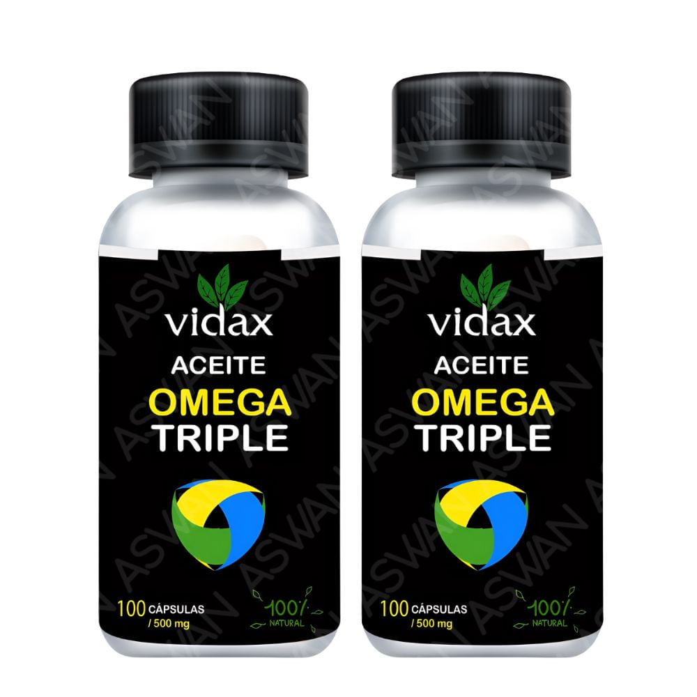 Pack De 2 Aceite Omega Triple - Vidax