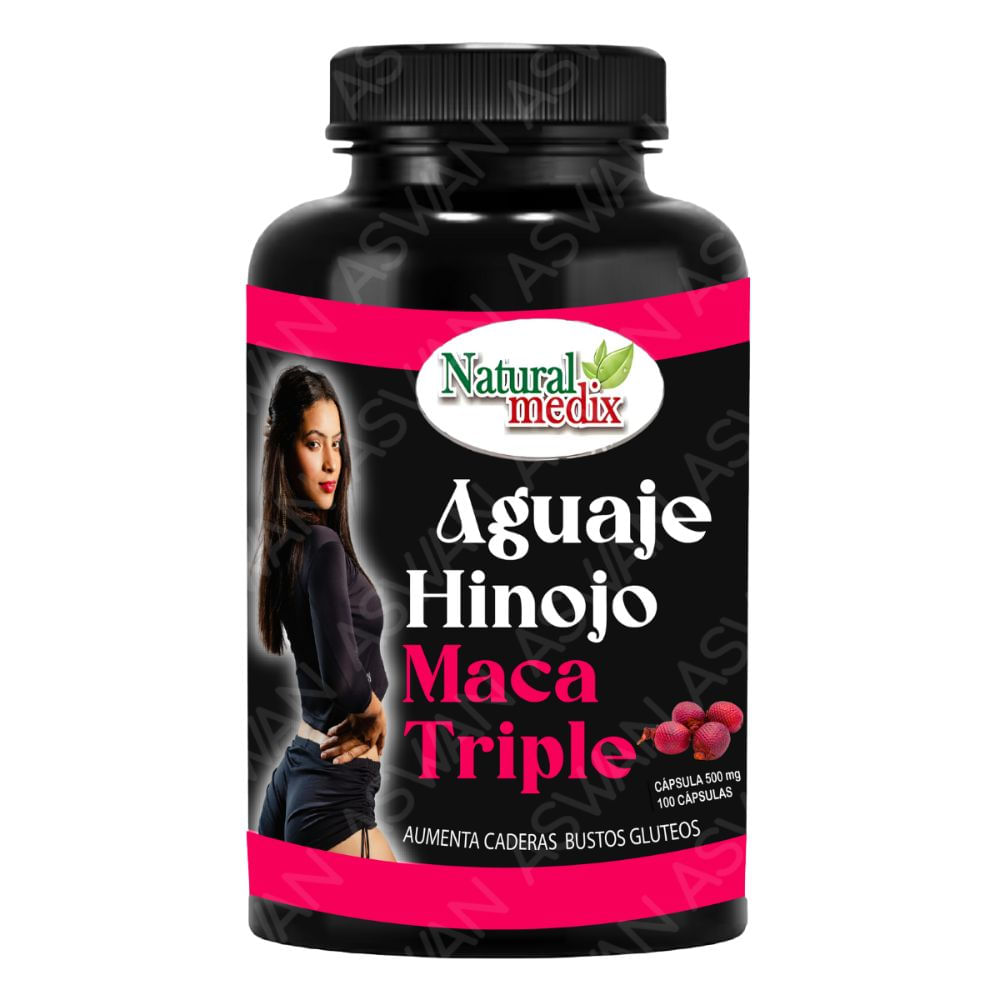 Aguaje Hinojo + Maca Triple 100 Capsulas - Natural Medix