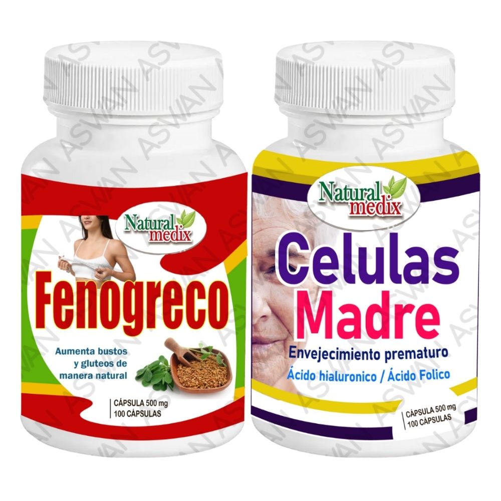 Pack Fenogreco + Células Madre 100 Cápsulas
