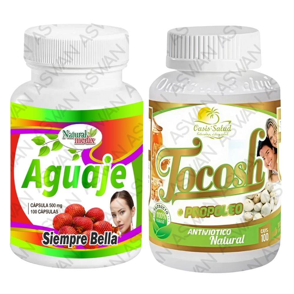 Pack Aguaje Siempre Bella + Tocosh 100 Cápsulas