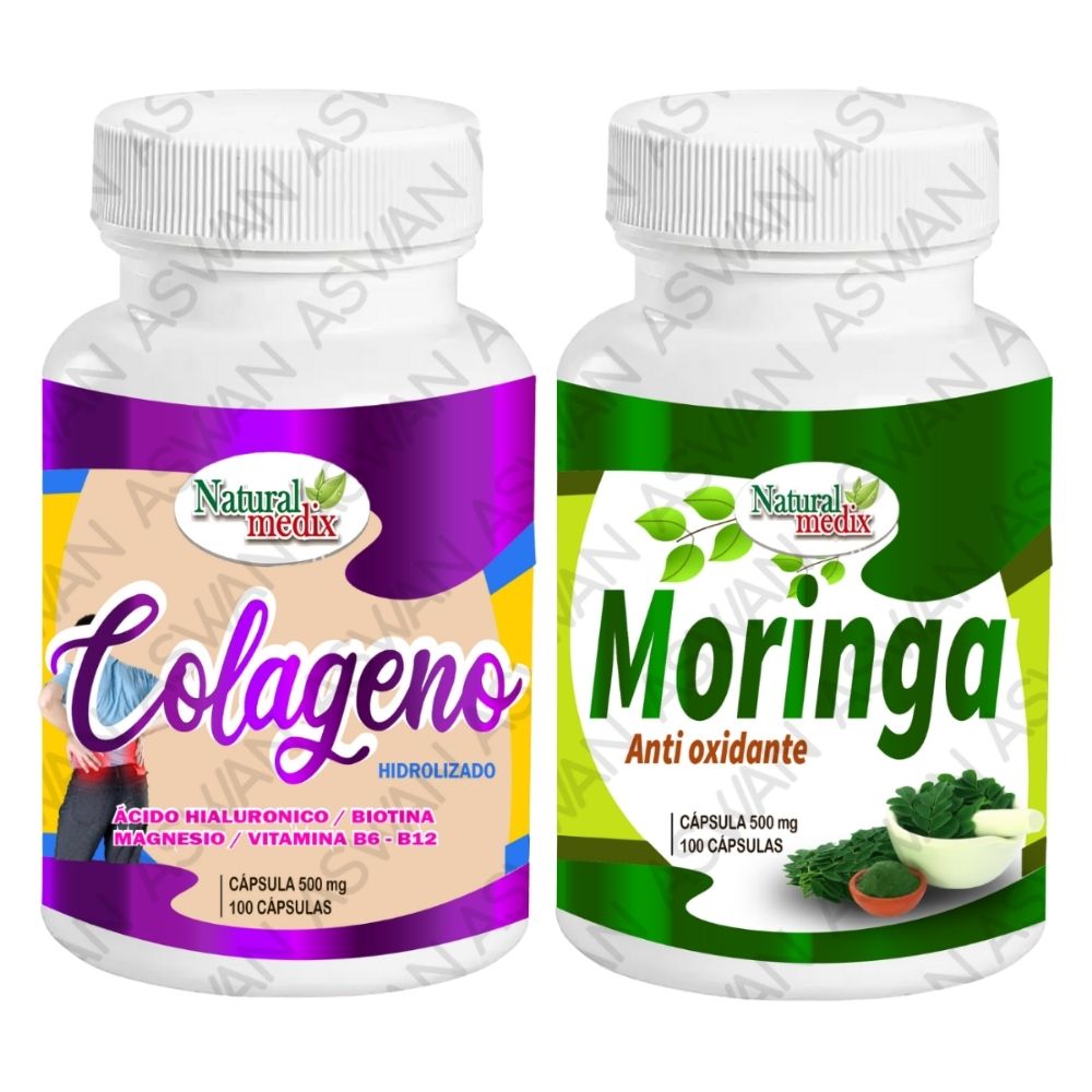 Pack Colágeno + Moringa 100 Cápsulas