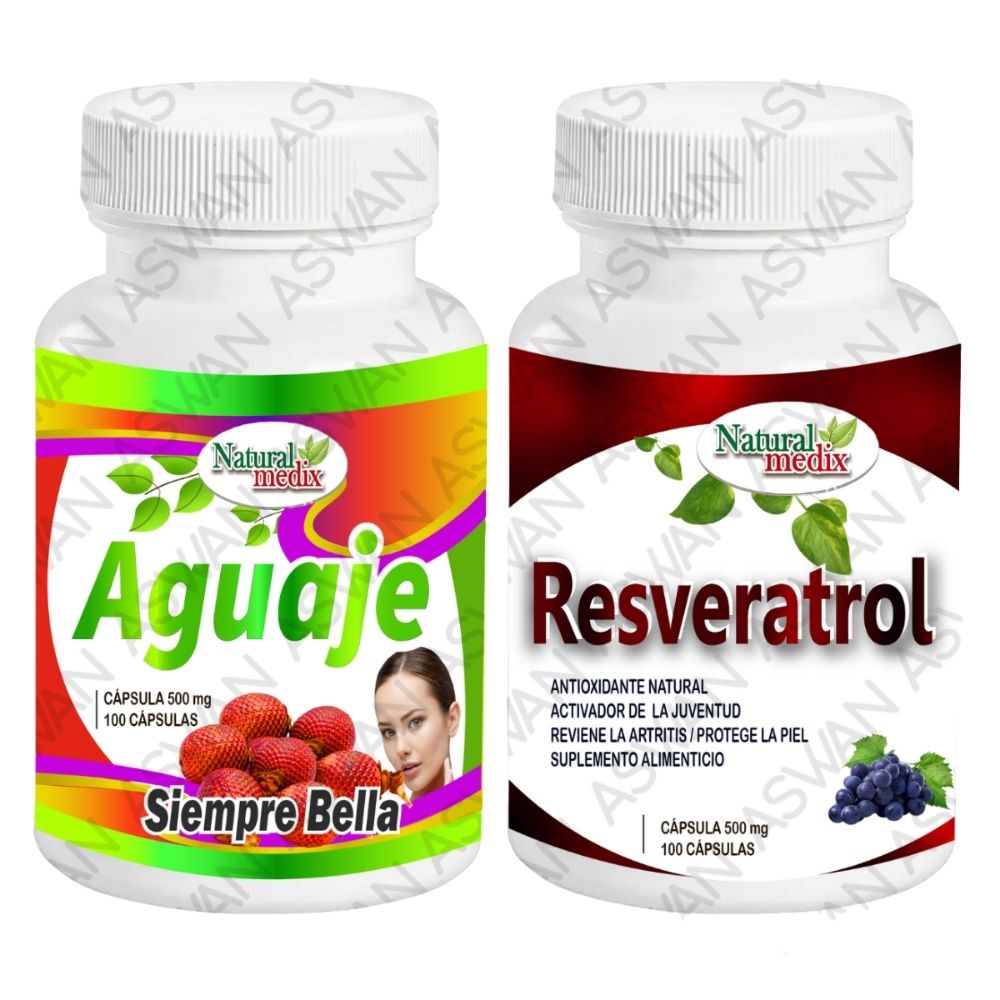 Pack Aguaje Siempre Bella + Resveratrol 100 Cápsulas