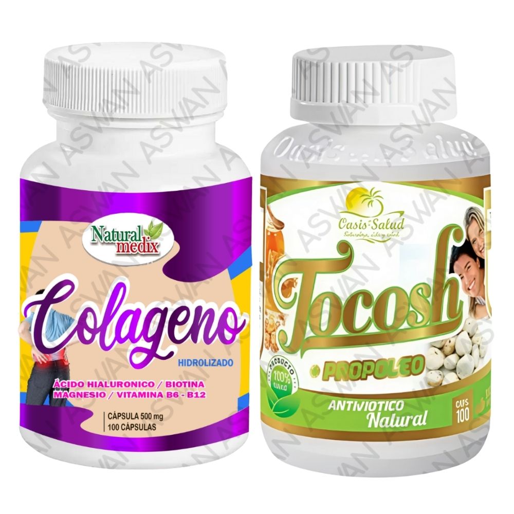 Pack Colágeno + Tocosh 100 Cápsulas