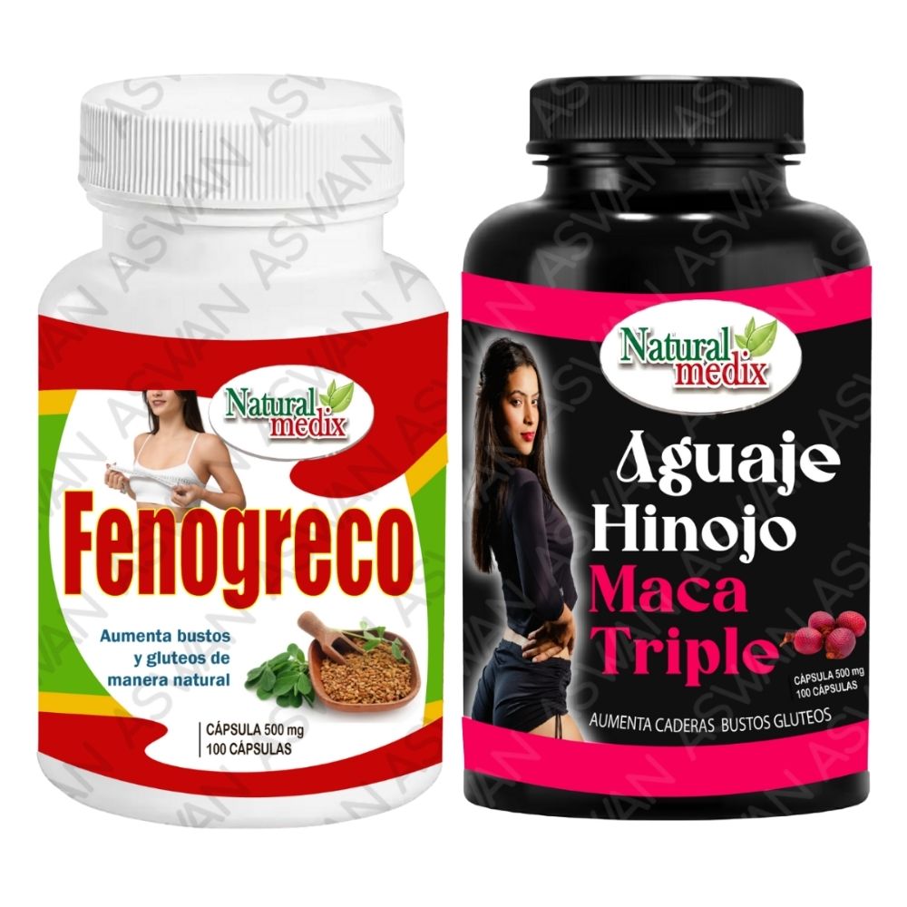 Pack Fenogreco + Aguaje Hinojo 100 Cápsulas