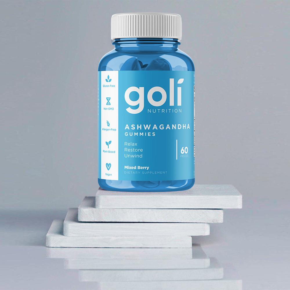 Goli Nutrition Ashwagandha Suplemento Natural para el Bienestar