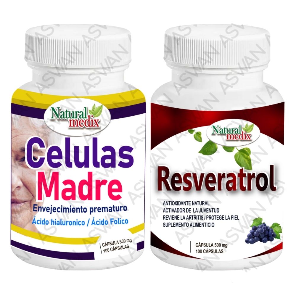 Pack Celulas Madre + Resveratrol 100 Capsulas
