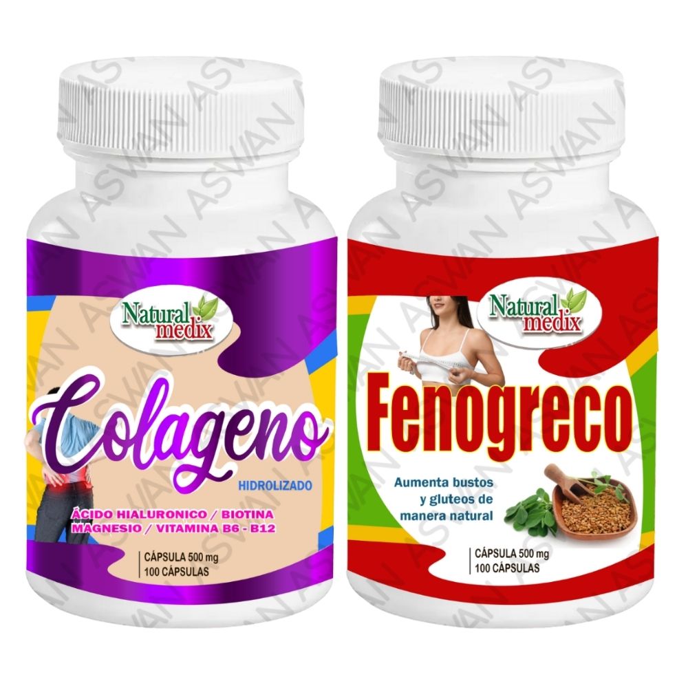 Pack Colágeno + Fenogreco 100 Cápsulas