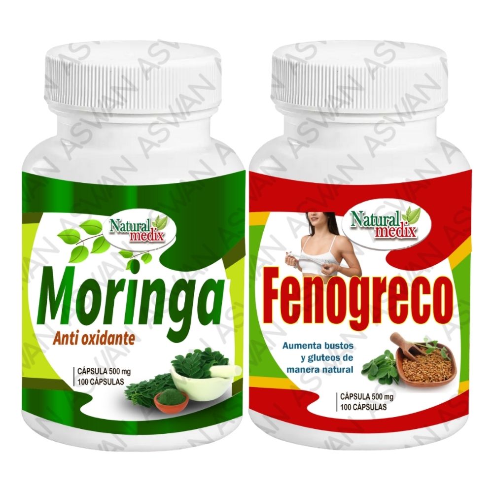 Pack Moringa + Fenogrego 100 Cápsulas