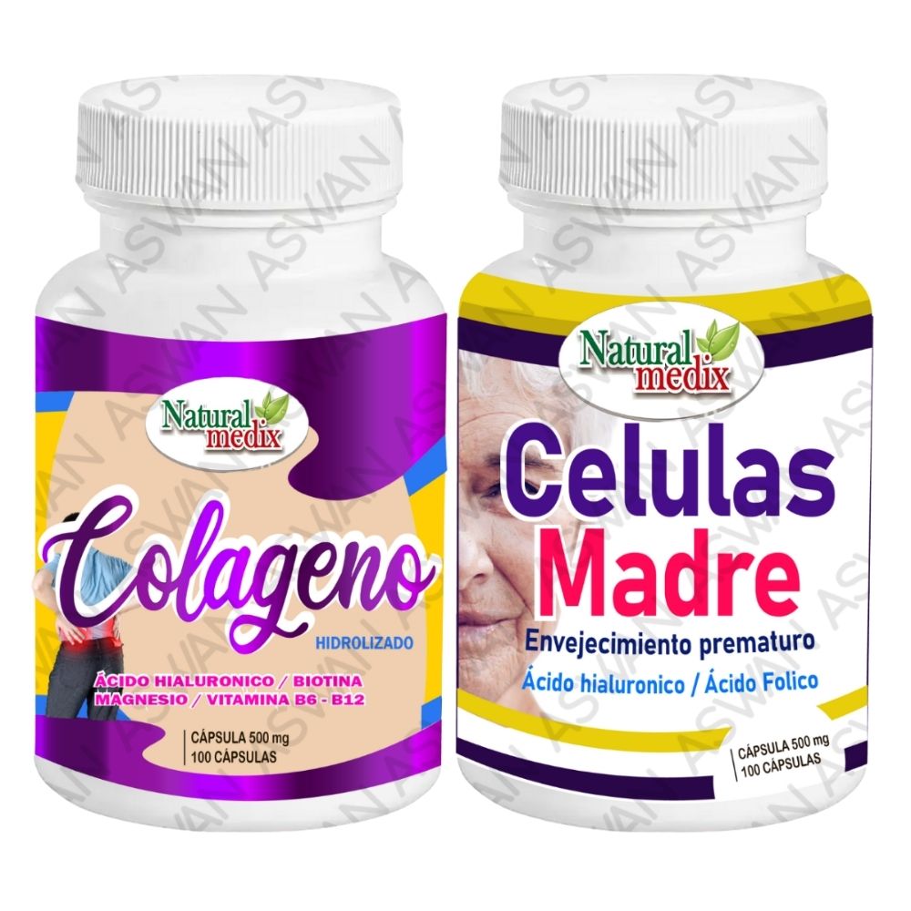 Pack Colágeno + Células Madre 100 Cápsulas