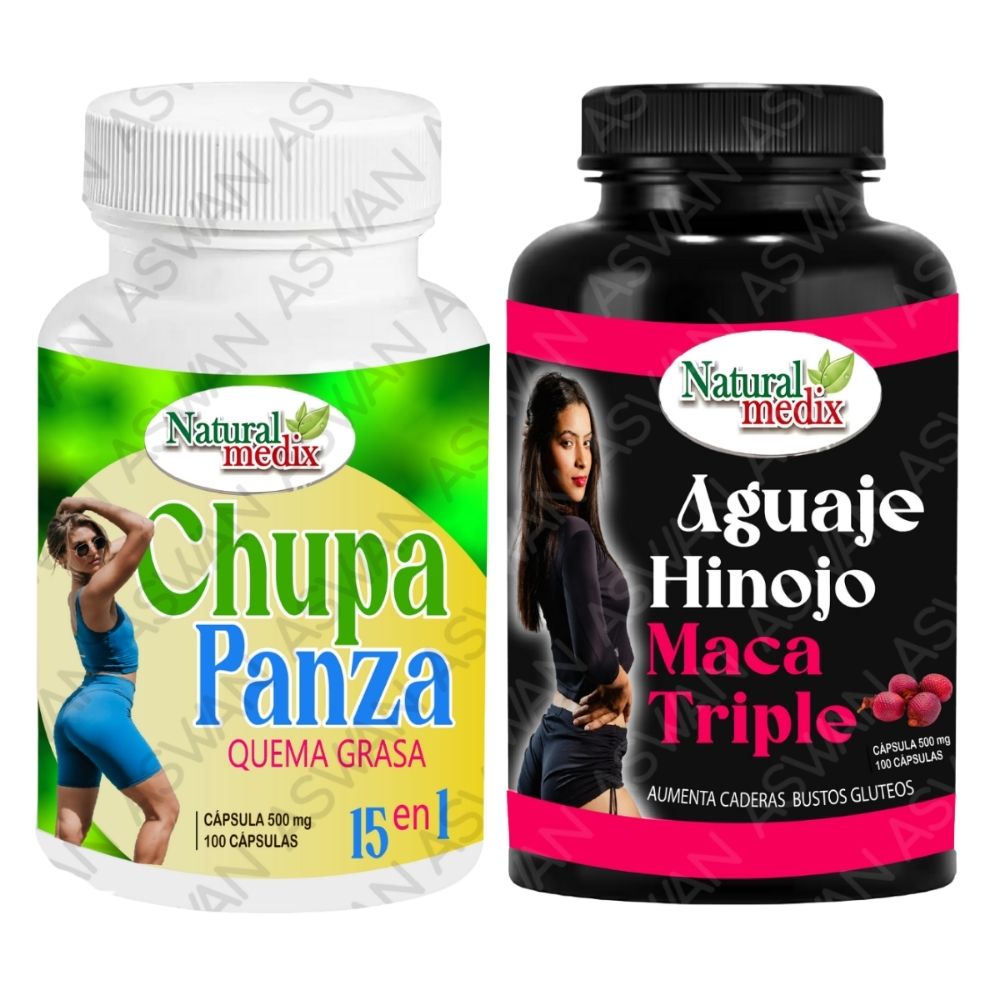 Pack Chupa Panza + Aguaje Hinojo 100 Cápsulas