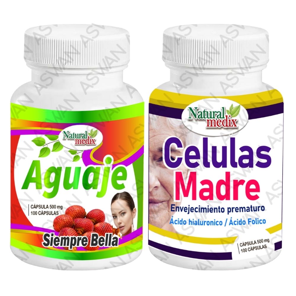 Pack Aguaje Siempre Bella + Células Madre 100 Cápsulas