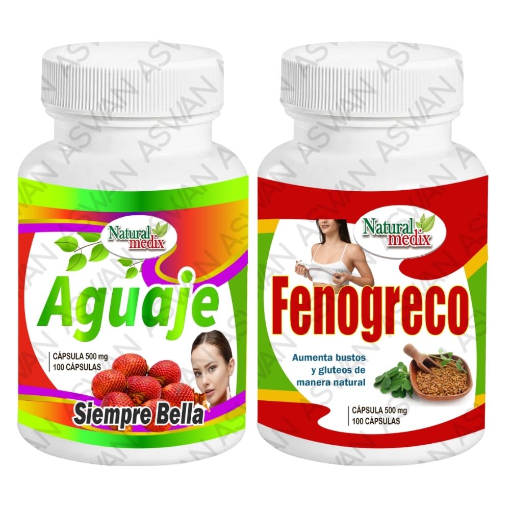 Pack Aguaje Siempre Bella + Fenogreco 100 Cápsulas