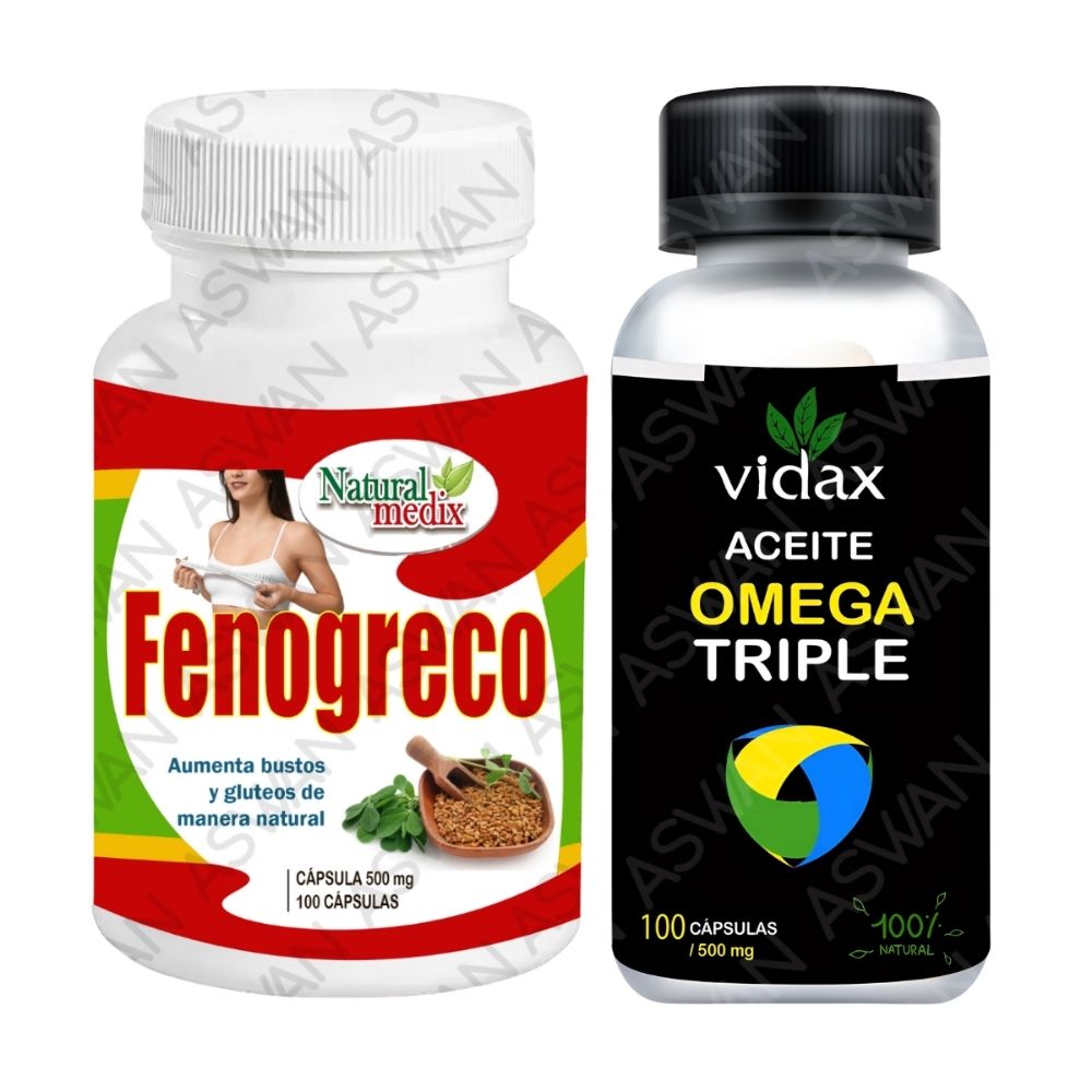 Pack Fenogreco + Aceite Omega Triple 100 Capsulas