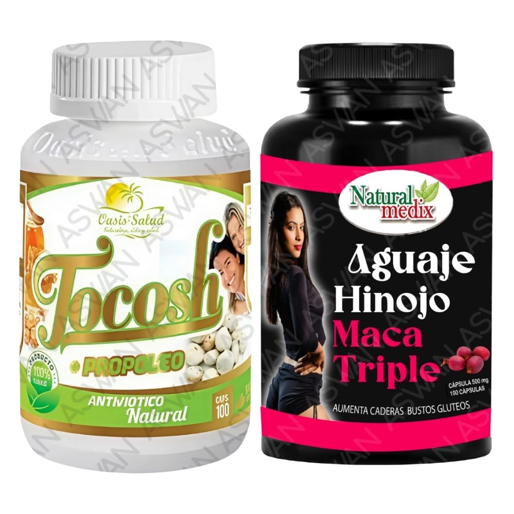 Pack Tocosh + Aguaje Hinojo 100 Cápsulas