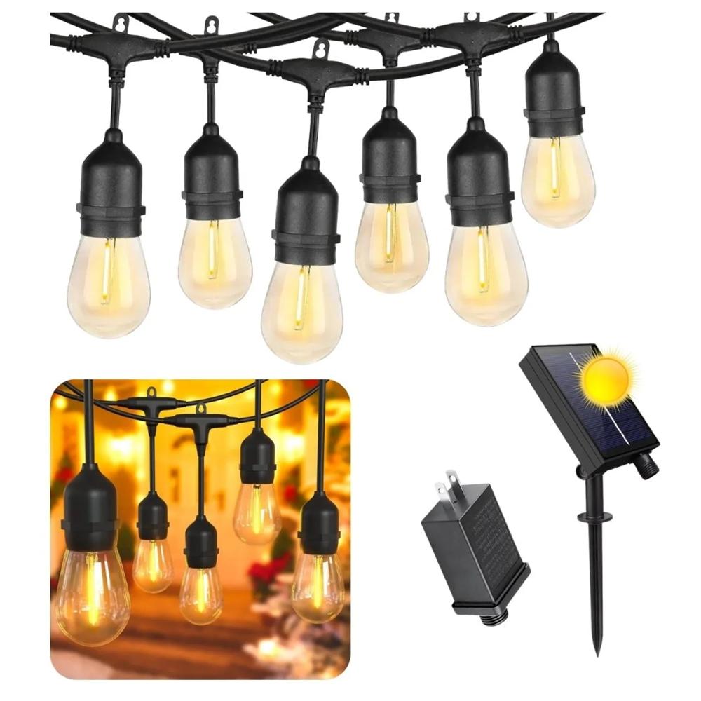 Guirnalda solar 10 focos LED 6m