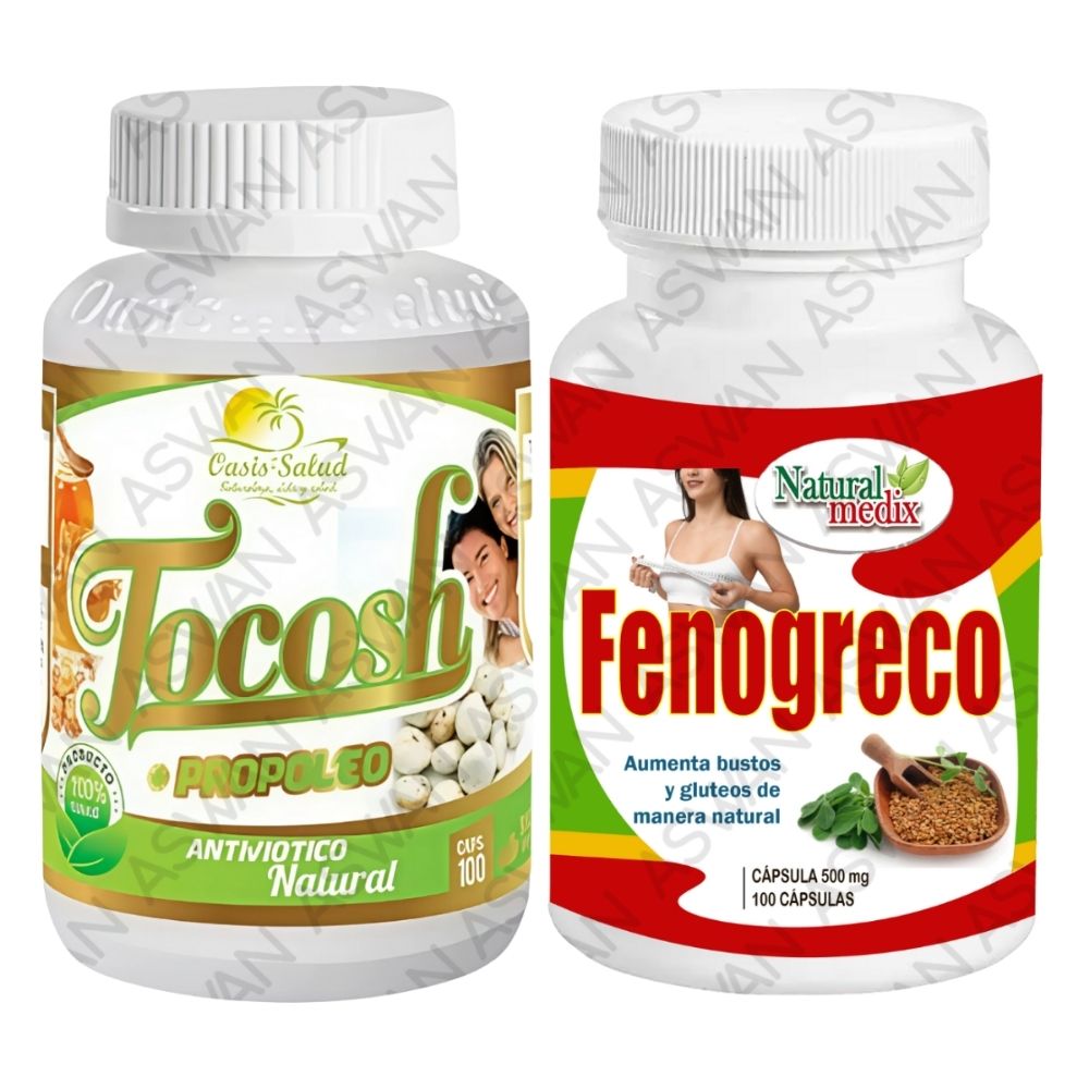 Pack Tocosh + Fenogrego 100 Cápsulas