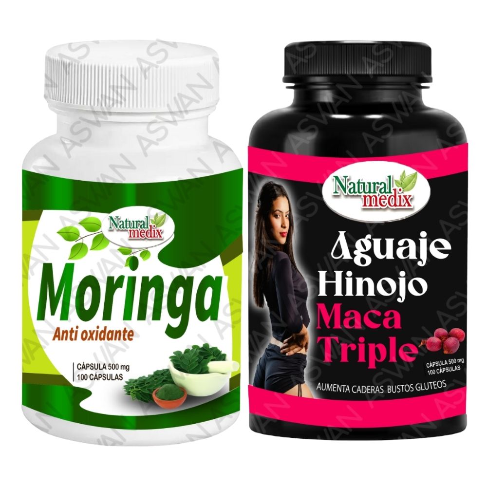 Pack Moringa + Aguaje Hinojo 100 Cápsulas