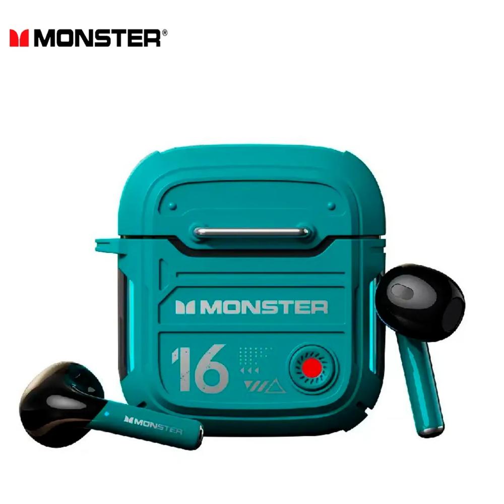 Audífonos Bluetooth Gamer Monster XKT16 Verde