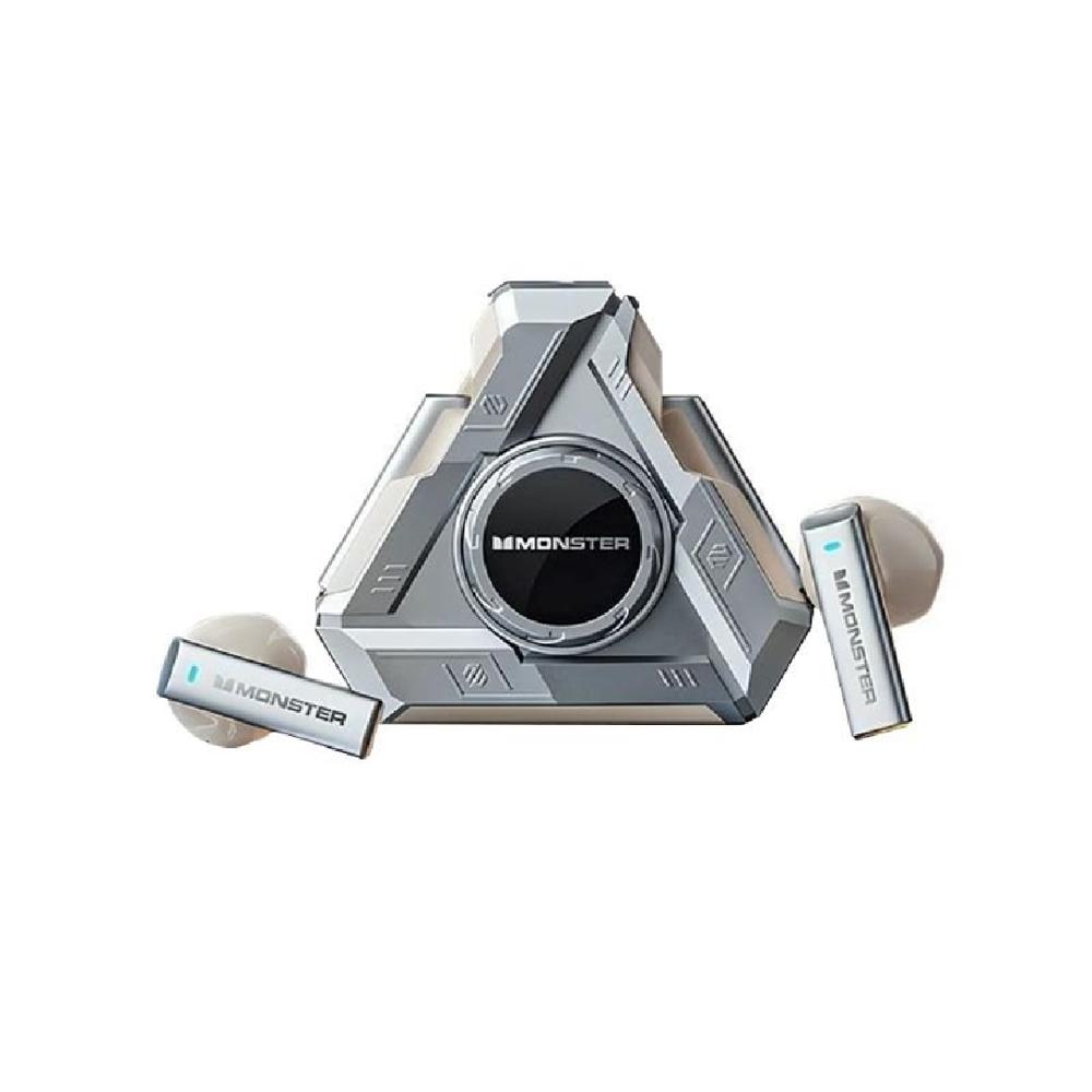 Audífonos Bluetooth Gamer Monster XKT22 Silver