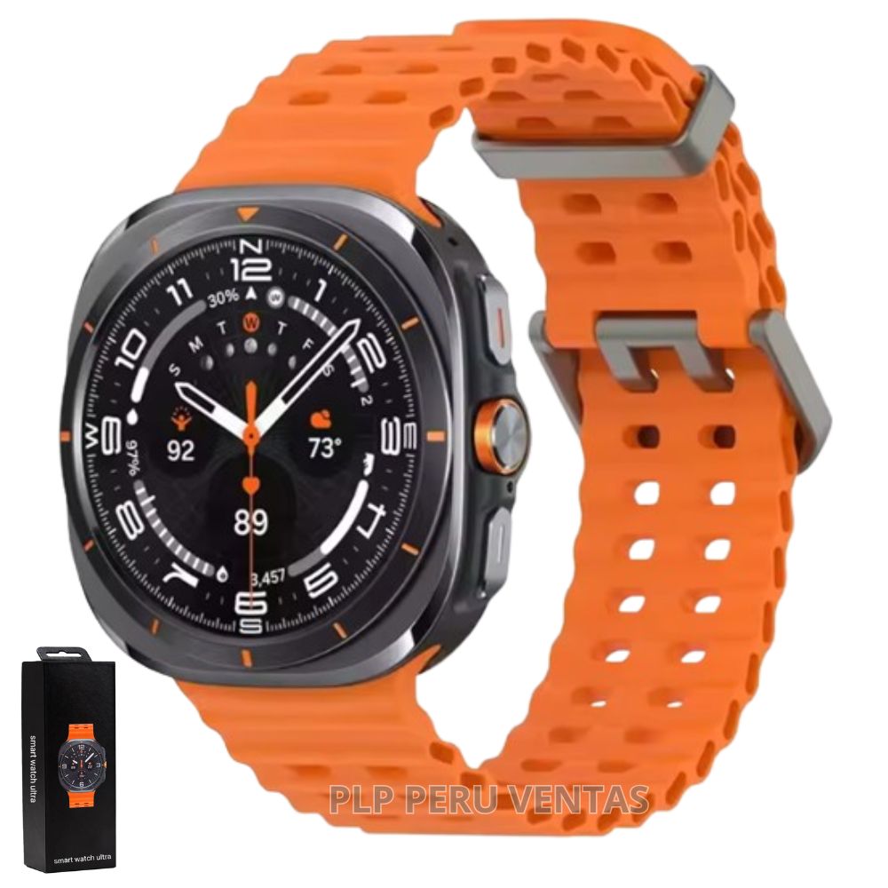 SmartWatch Hello 3 Ultra Galaxy Amoled 3D Ip68 Naranja