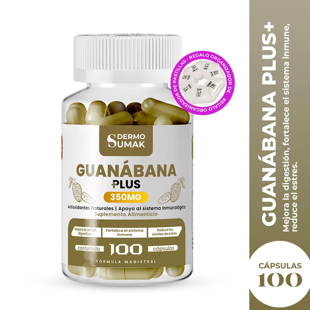 Guanabana Plus 350Mg -100 Cap - Dermo Sumak + Pastillero