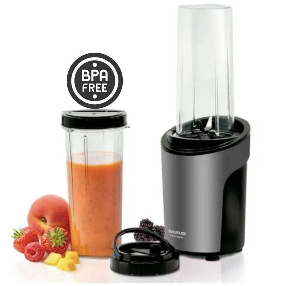 Mini Licuadora Taurus Shake Away 2.0 Gris 600ml