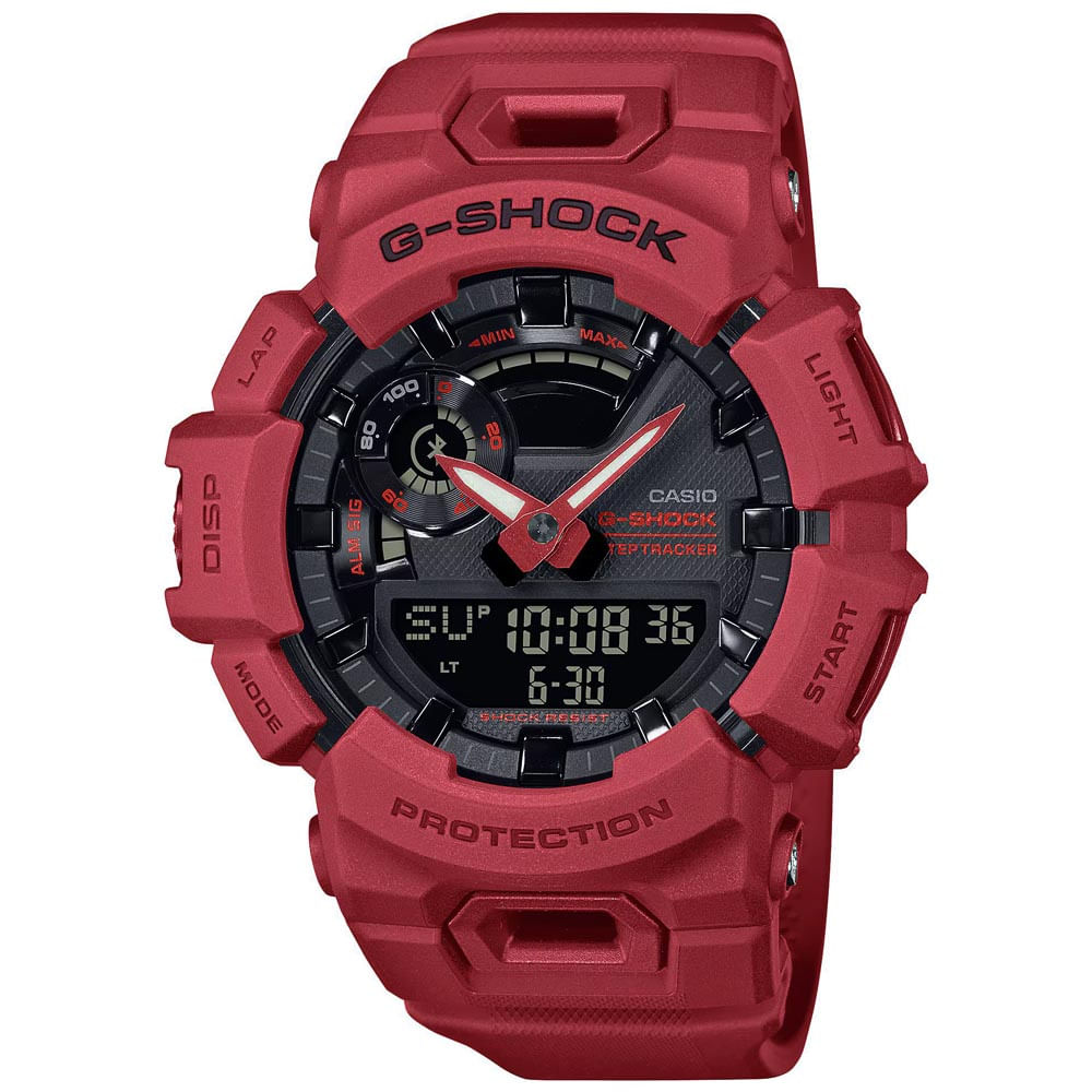 Reloj Casio G-Shock G-Squad GBA900RD-4A Bluetooth Mobile Link Digital Analógico Resina Rojo
