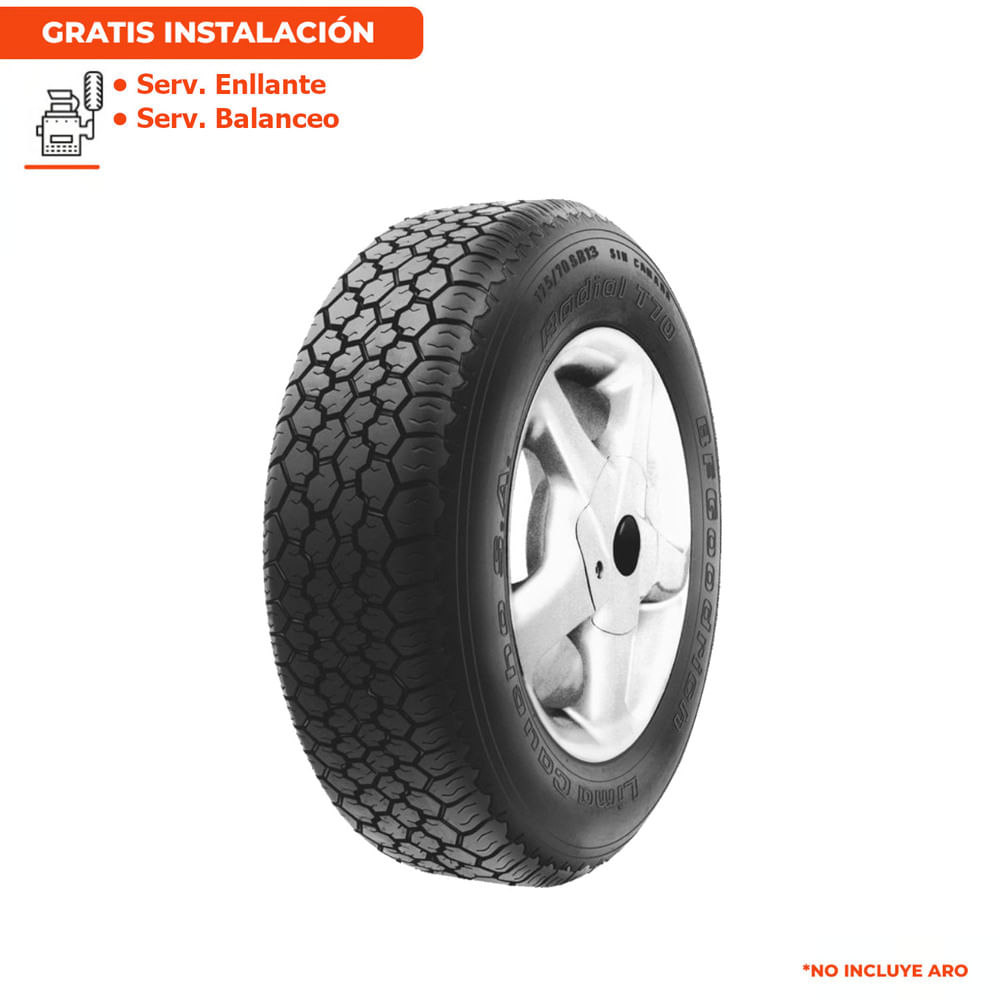Llanta 185/70r13 86s T70 Lima Caucho