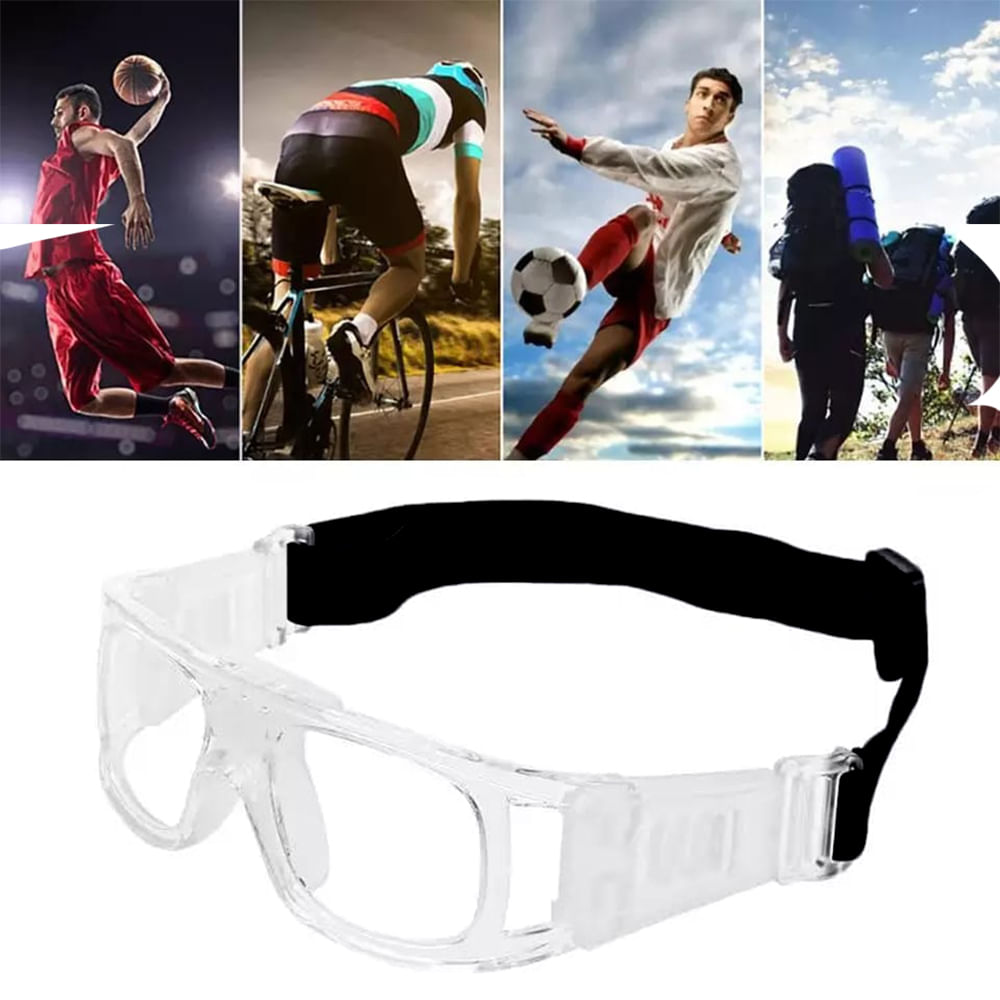 Marco Montura De Lentes Para Deporte Anti-Impacto A Prueba De Golpes Baloncesto Fútbol Transparente
