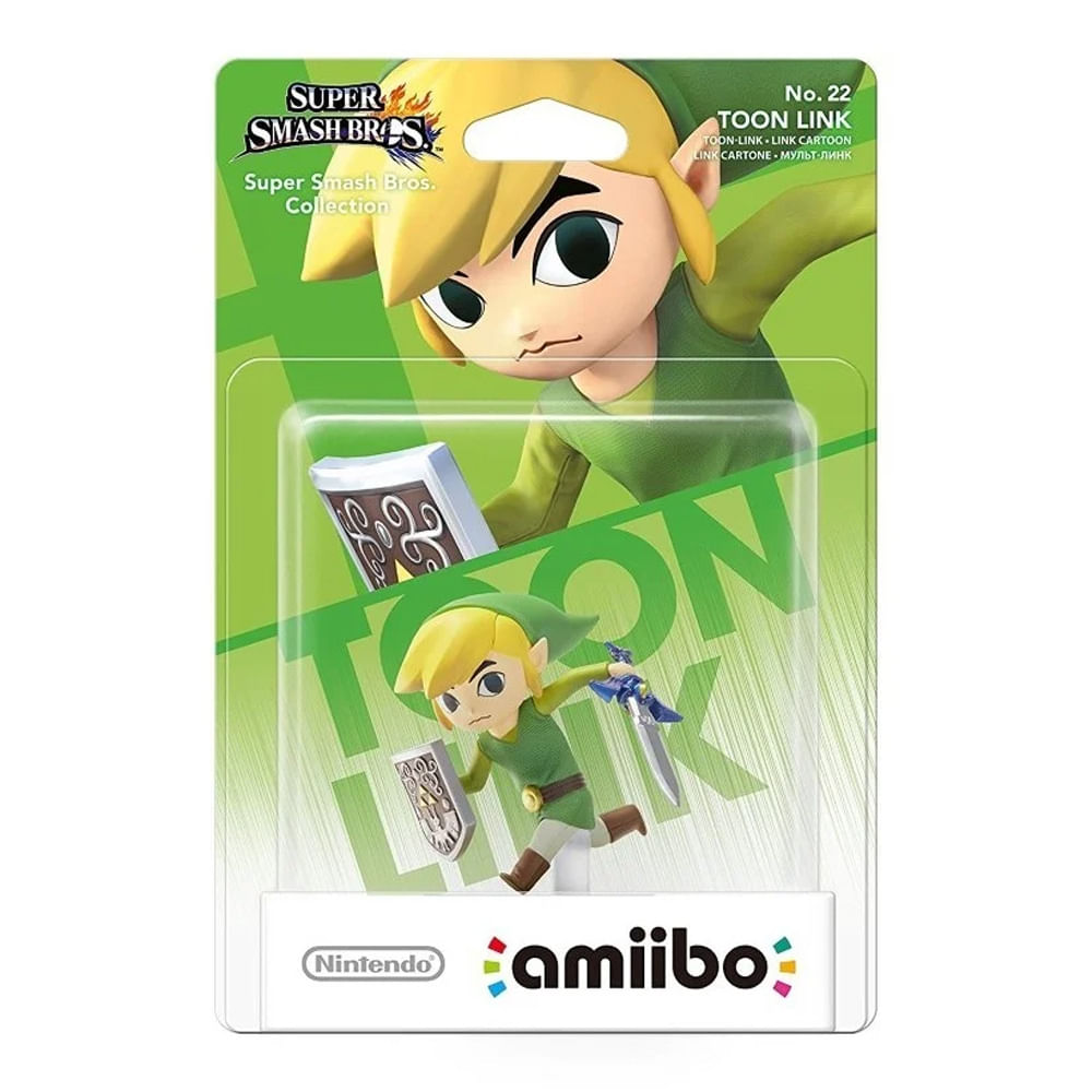 AMIIBO TOON LINK SUPER SMASH BROS NINTENDO SWITCH