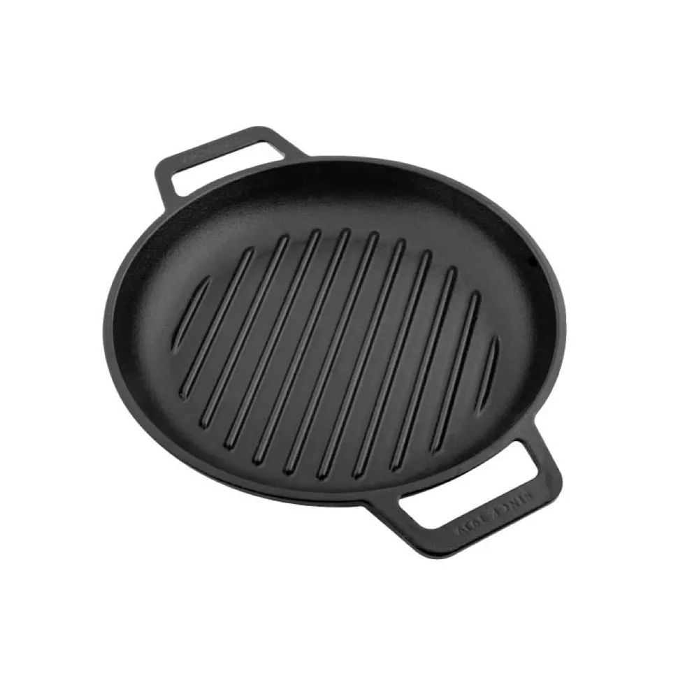 Sarten Hierro Fundido Doble Asa Grill 10/25 Cm - Victoria 55145754