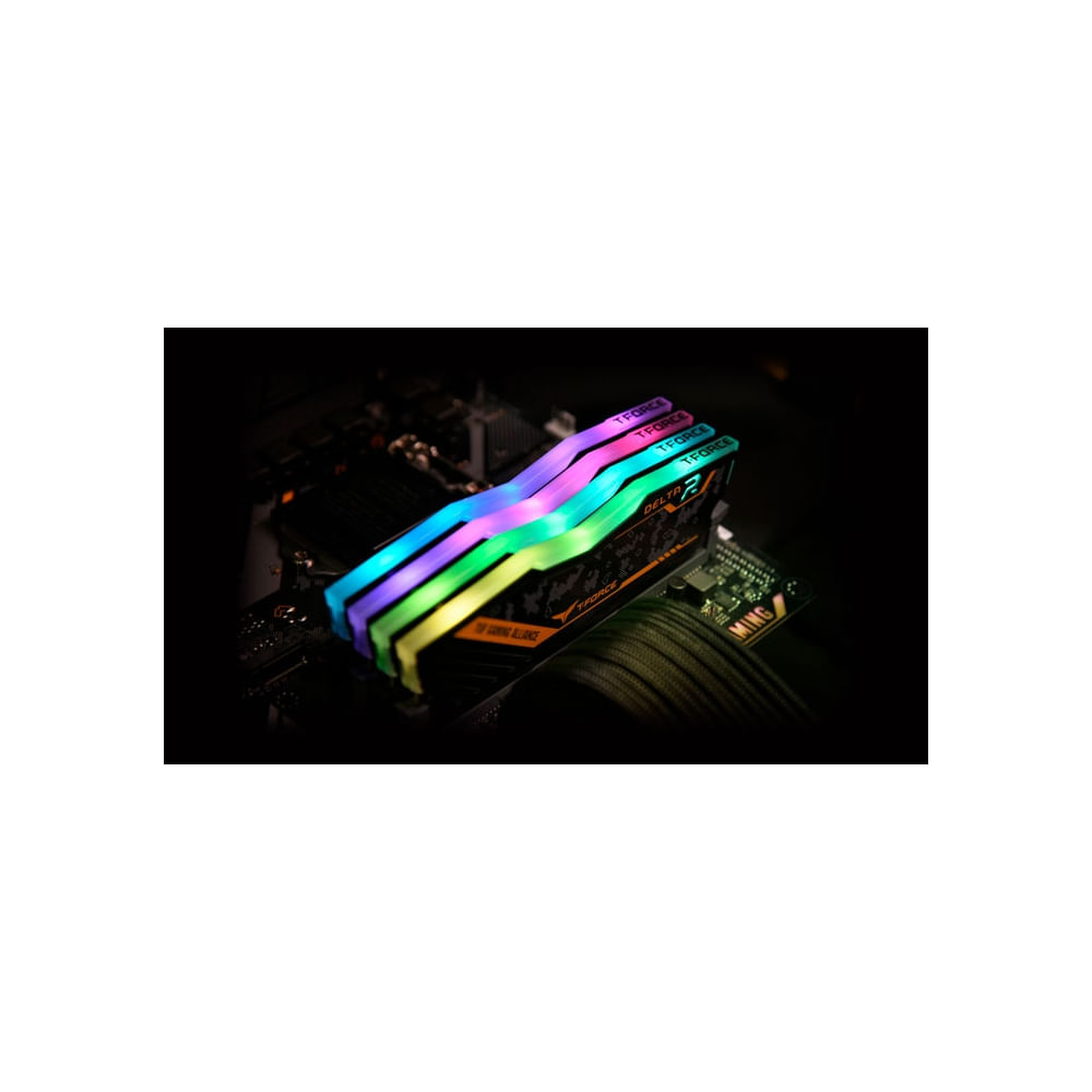 Memoria Ram T-Force Delta 8Gb Ddr4 3200Mhz Cl16 Con Rgb Para Pc Gaming