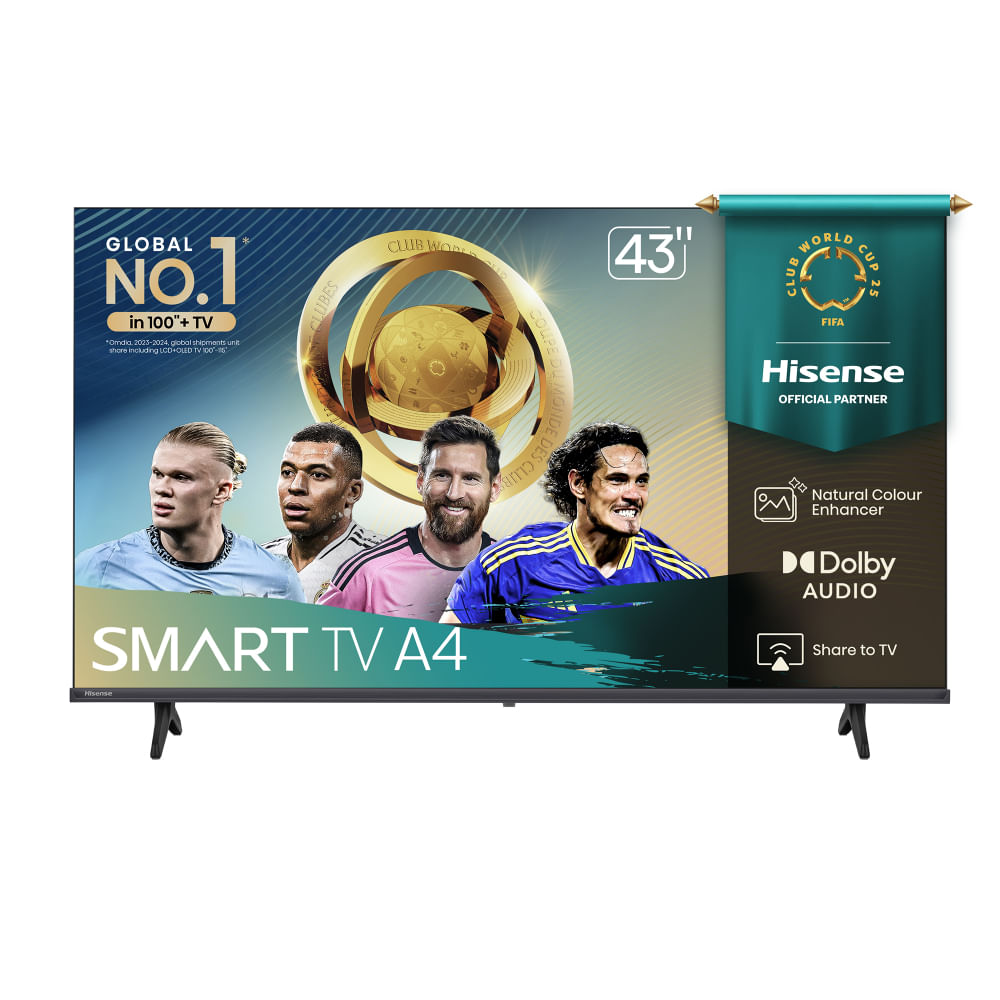 Televisor Hisense 43"" 43A4NV FHD