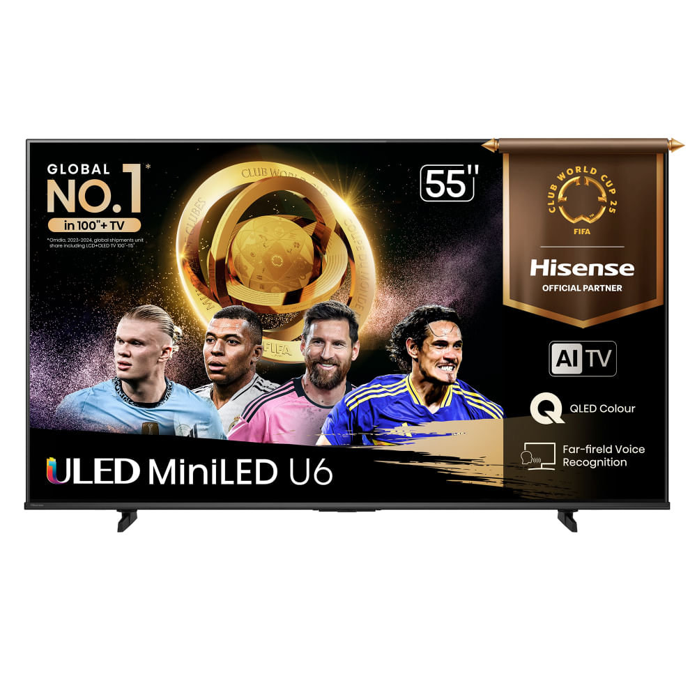 Televisor Hisense 55"" 55U6QV ULED MINILED 4K UHD