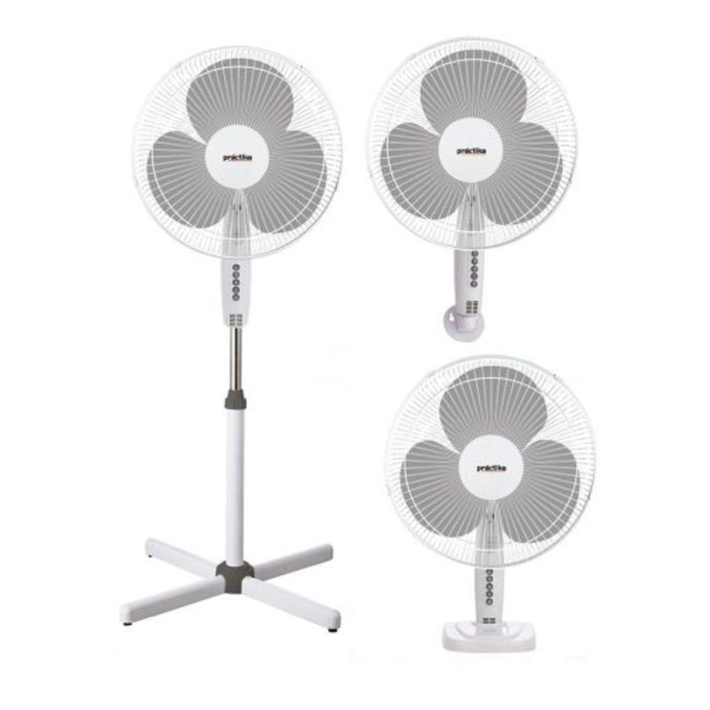 Ventilador 45W Practika ALTEA 3 EN 1 – Blanco