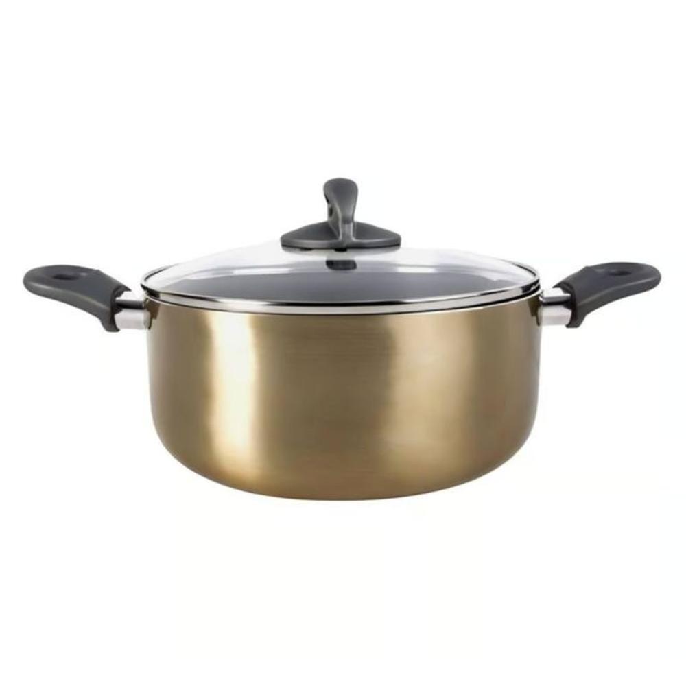 Olla Oster 25CM Antiadherente Herscher de 4.7L Gold 136801 02