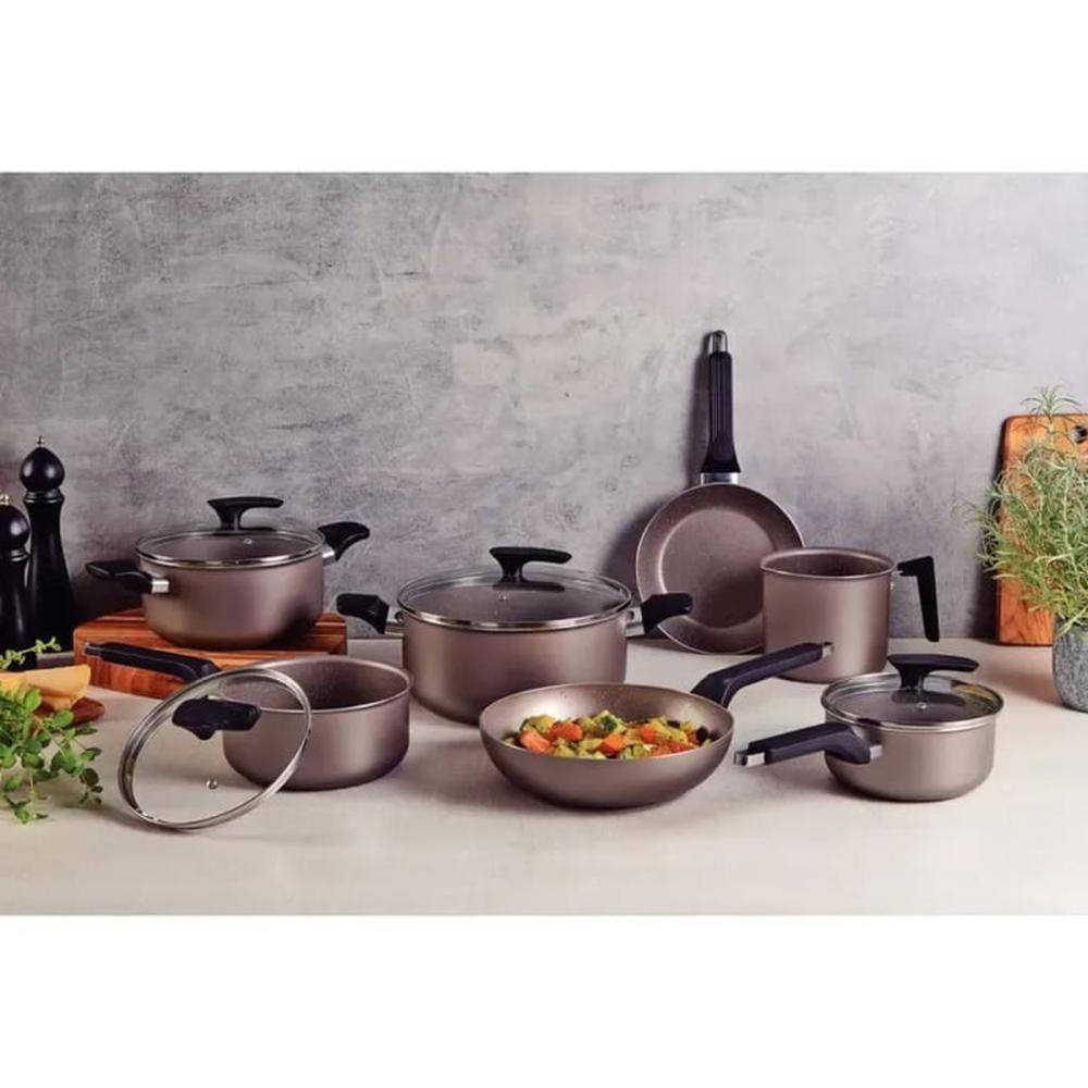 Juego de Ollas Tramontina Milazzo x7 piezas -28599462