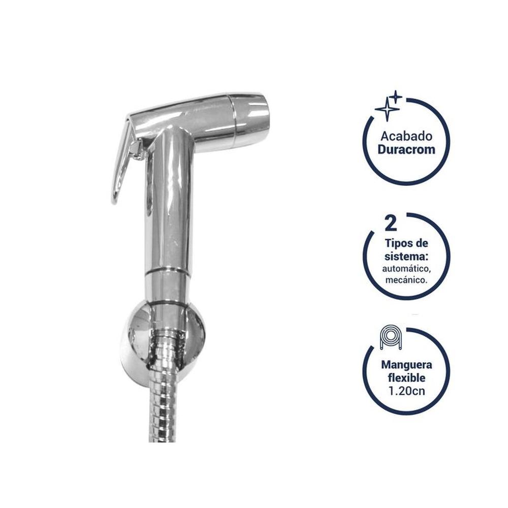 Duchita bidet premium con manguera flexible y soporte Vainsa Duchita bidet premium con manguera flexible y soporte Vainsa