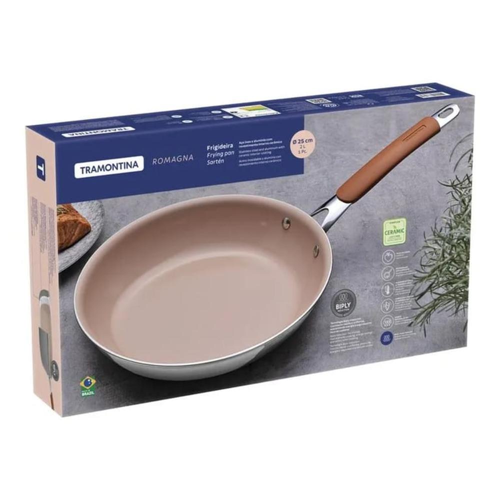 Sartén Tramontina Romagna Marfil 25 cm- 28740/325