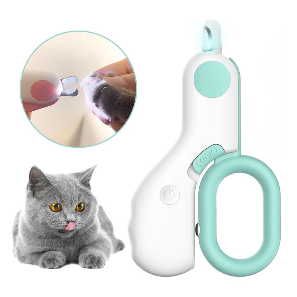 Cortauñas Led Para Gatos Cachorros y Animales Pequeños Pet Gravity Azul Cortauñas Led Para Gatos Cachorros y Animales Pequeños Pet Gravity Azul