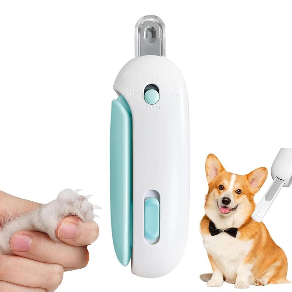 Cortauñas Ajustable con Lima para Gatos y Perros Cachorros, Pet Gravity, Azul Cortauñas Ajustable con Lima para Gatos y Perros Cachorros, Pet Gravity, Azul