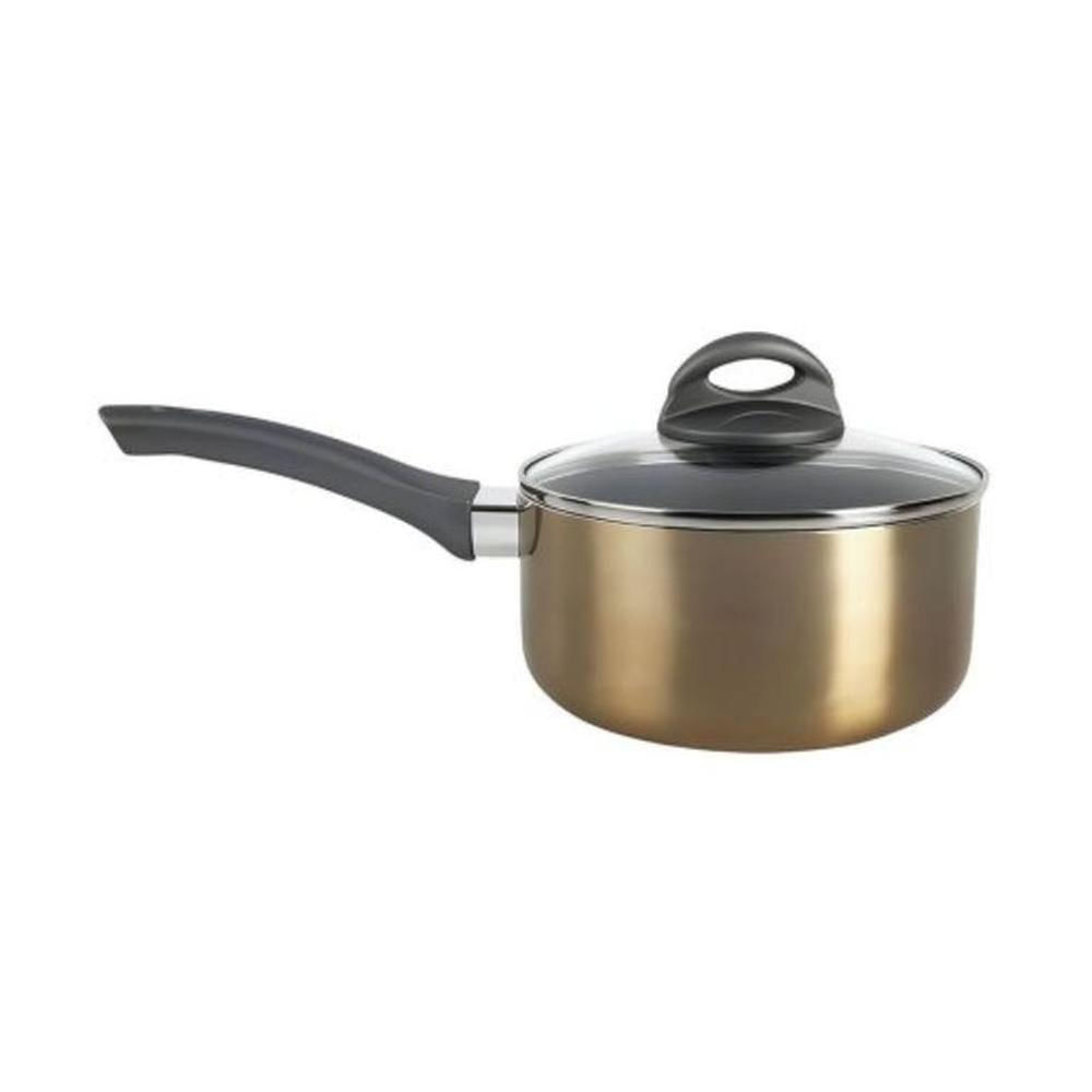 Cacerola Oster Antiadherente 18CM con Tapa Herscher Gold 136802 02