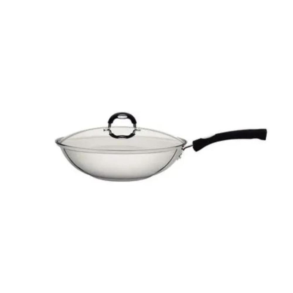 Sartén Wok con Tapa 28 cm Solar Silicone - 62138/280 Tramontina