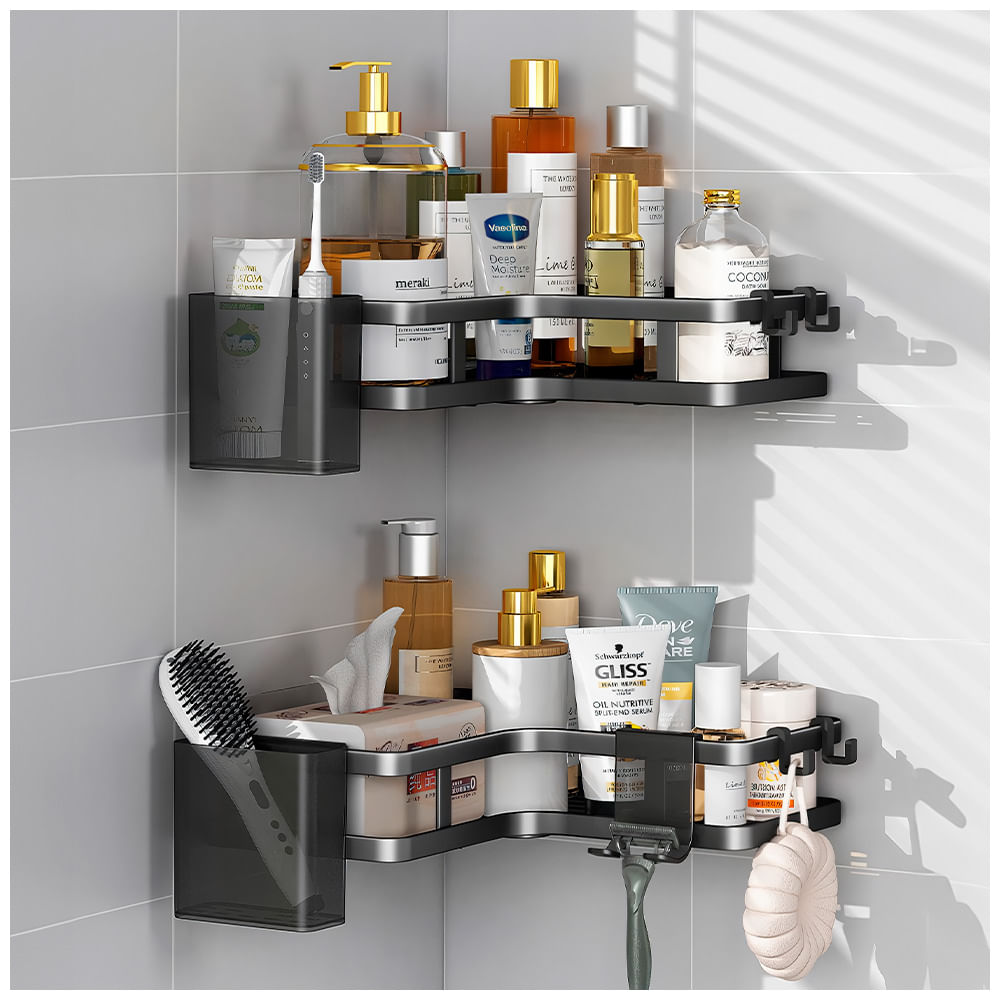 Set de 2 Esquineros para Baño con Adhesivo JL9