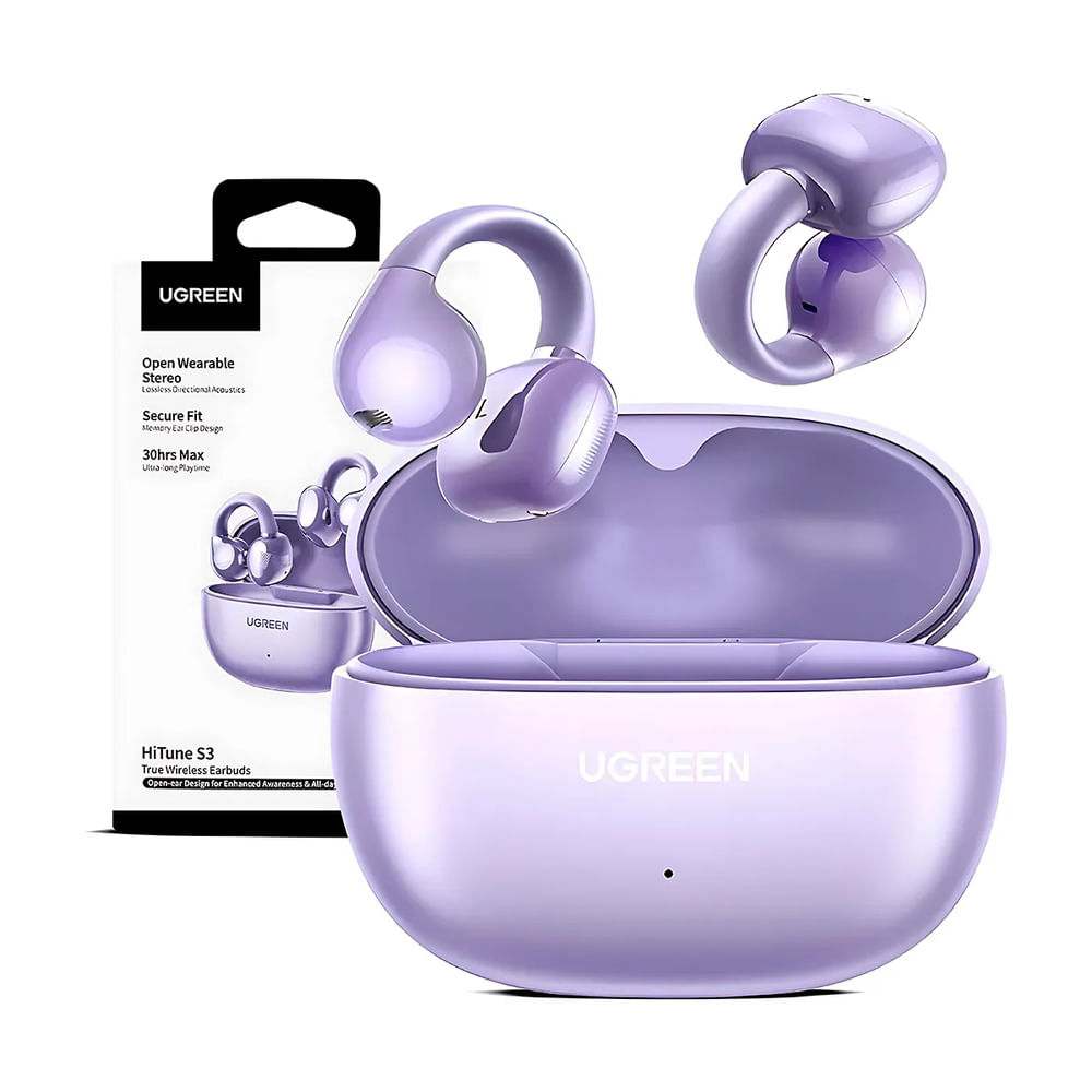 Auriculares Deportivos UGREEN HiTune S3 Open-Ear con Bluetooth 5.4 Purpura