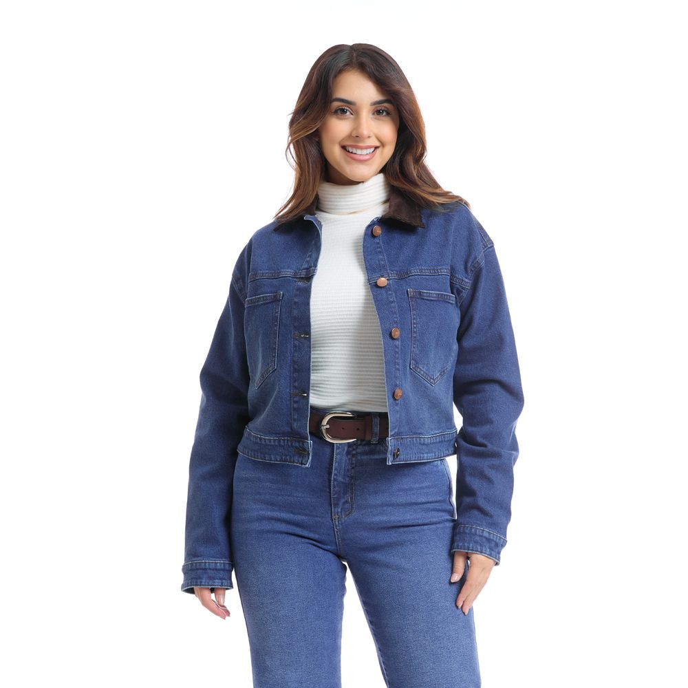 Casaca Mujer Metal Clark Denim Oechsle