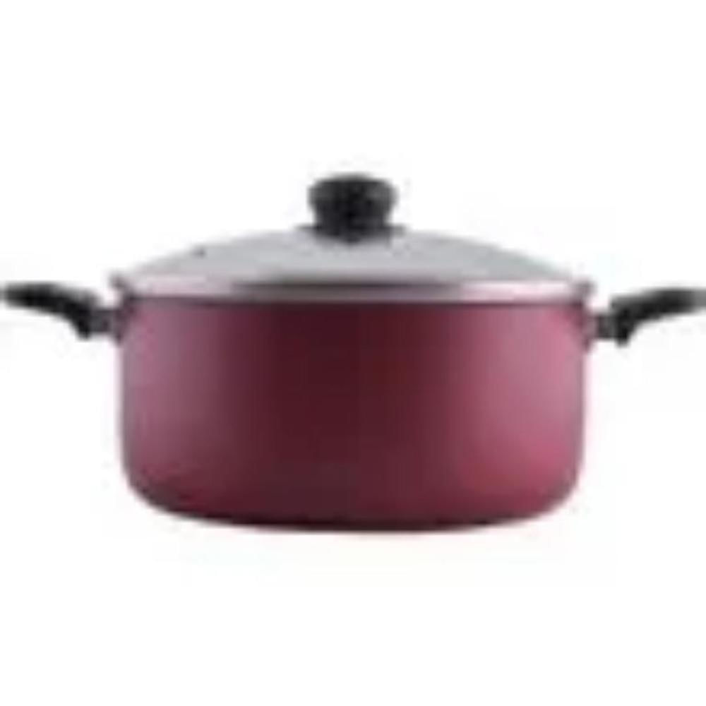 Olla 24 Cm Estela Antiadh T/V- Rojo