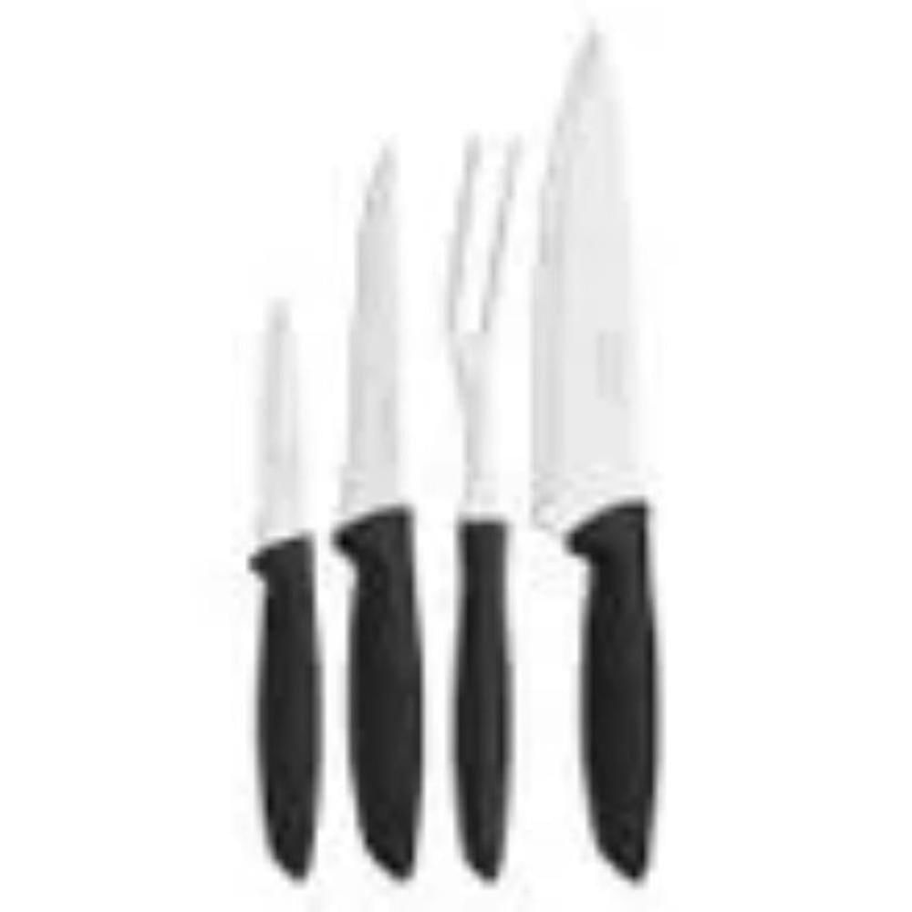 Jgo Cuchillos X 4 Pz Plenus Color Negro